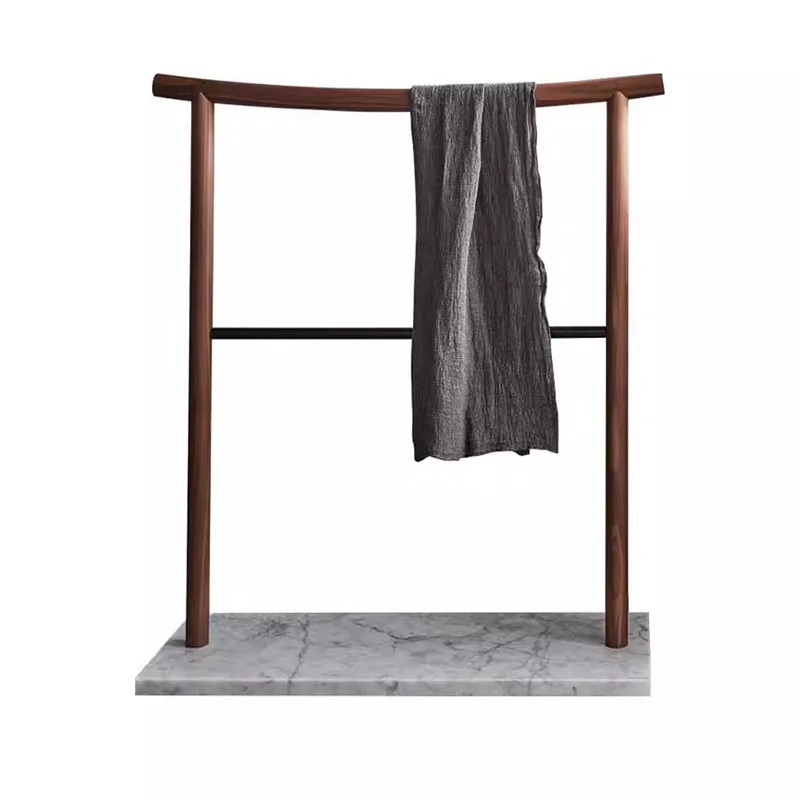 

Solid wood towel rack
