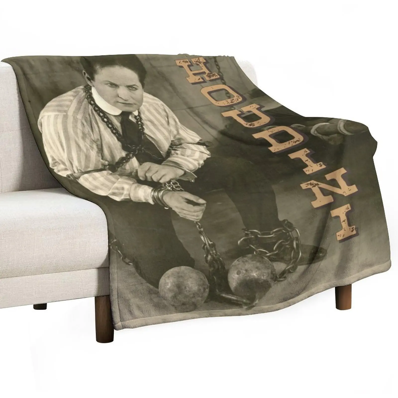 World-famous escape artist - Harry Houdini Throw Blanket Summer Travel Retros Designers Blankets