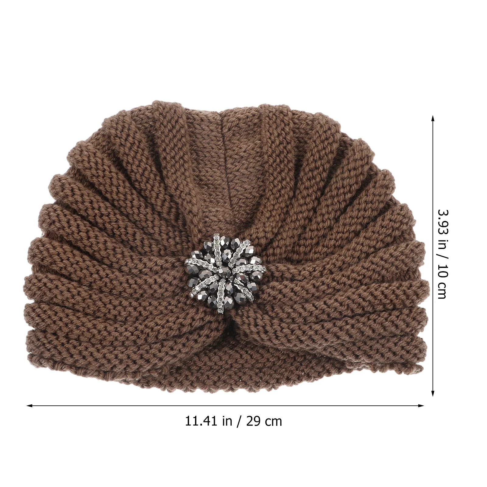 

Autumn Winter Beanie Hat Khaki Knit Cap for Women Comfortable Soft Fashion Accessory Knitted Hat Beanie for Woman