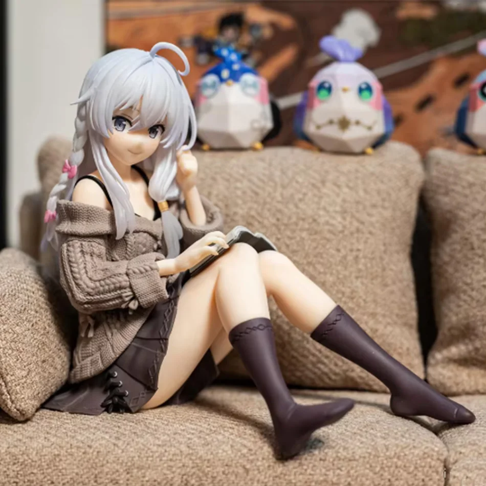 10cm Wandering Witch Anime Figure Collection Toys The Journey Of Elaina Action Figure PVC Model Doll Gift
