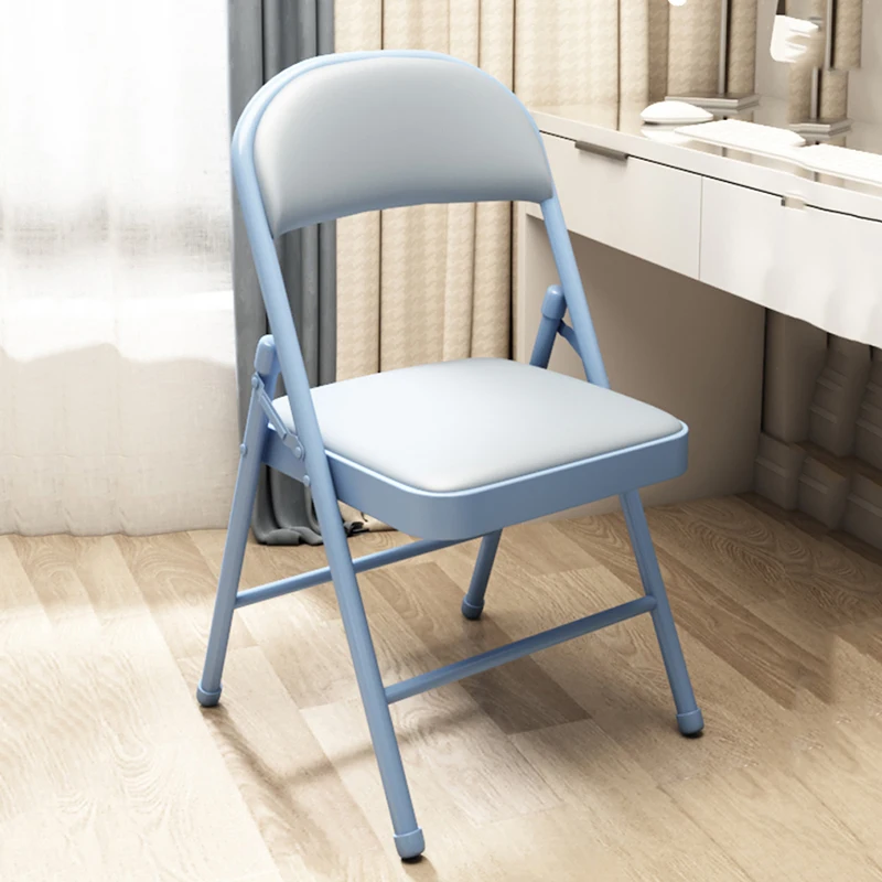 

Single Portable Dining Chairs Comfortable Fashion Protection Cheap Dining Chairs Minimalist Relax Silla Plegable Household Items