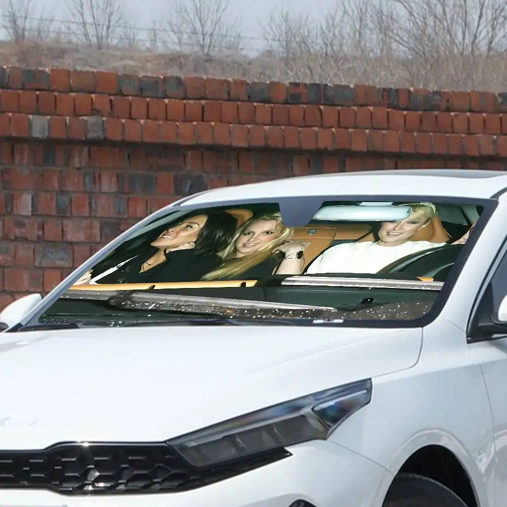 Paris B-Britney L-Lindsay Auto Sonnenschutz Windschutzscheibe Auto Windschutzscheibe Abdeckung Sonnenschutz Auto Visier Autozubehör