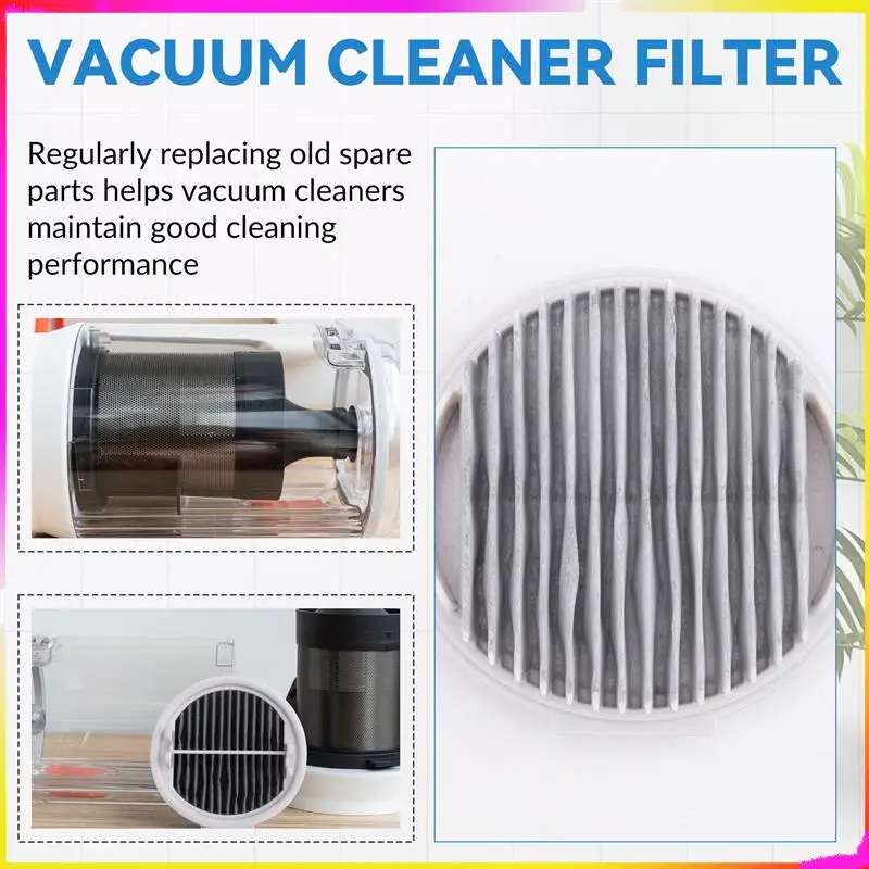 M04K 1 قطعة فلتر مكنسة كهربائية لاسلكية Hepa فعالة لـ Xiaomi Roidmi Wireless F8 ملحقات المكنسة الكهربائية المحمولة الذكية