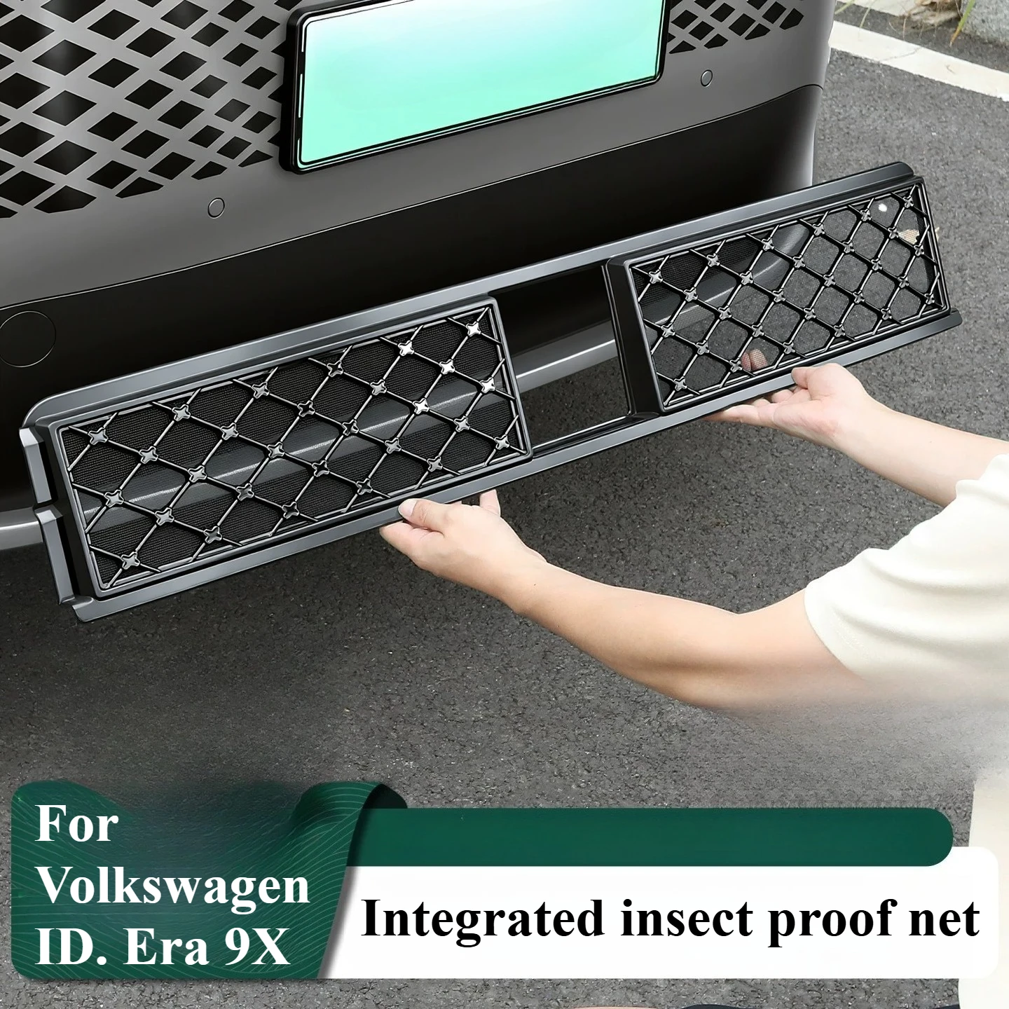 For Volkswagen ID. Era 9X Integrated insect proof mesh front water tank mosquito proof mesh grille exterior accessories