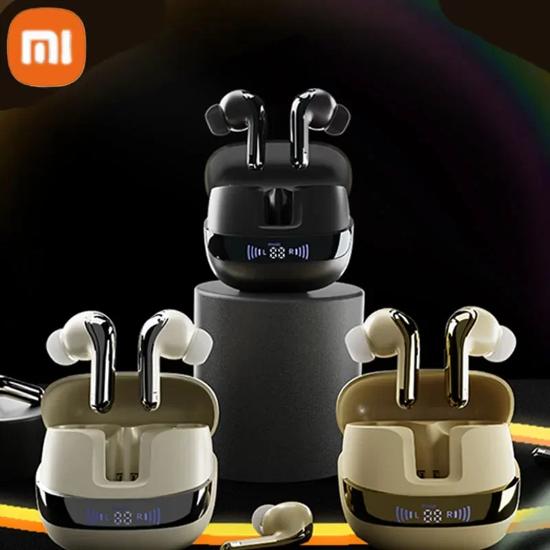 XIAOMI-Casque Bluetooth sans fil F8 avec micro, écouteurs de charge, écouteurs à réduction de bruit, casque de sport à affichage LED, original