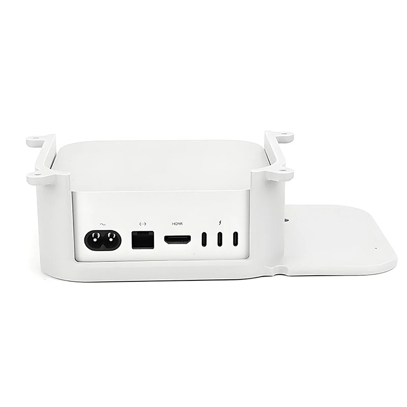 Under Desk Mounting Stand Case With Screws Mini Computer Holder For Mac Mini M4 2024 Desktop Mini PC Stand Bracket