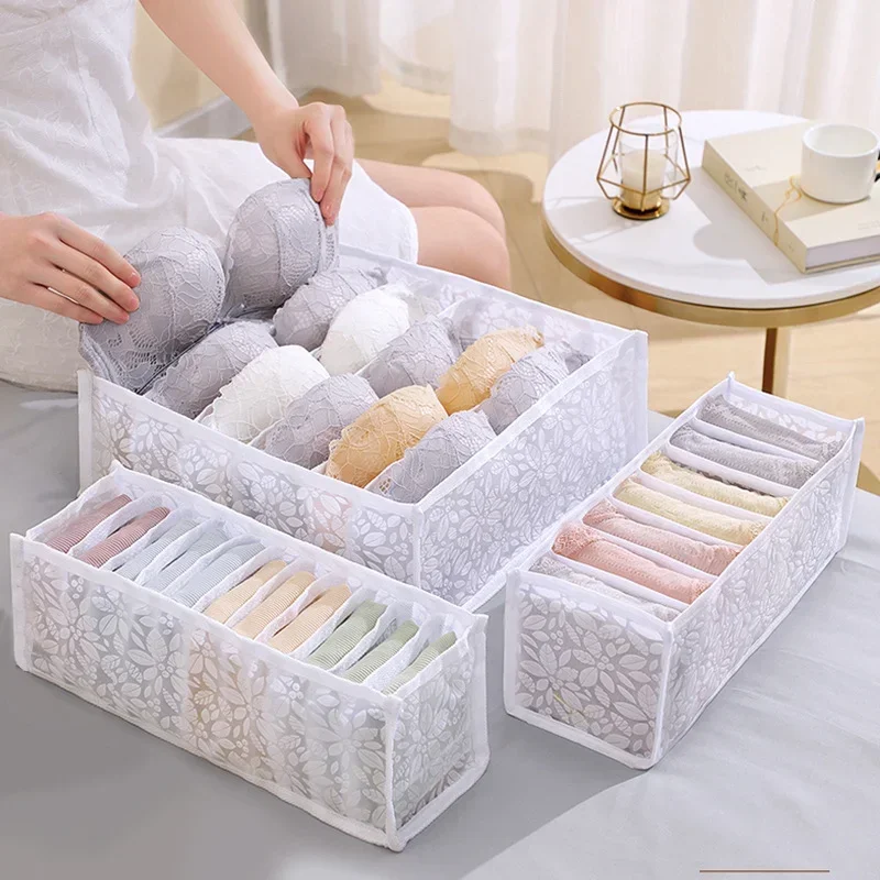 Underwear Bra Socks Storage Box Cabinet Drawer Organizer Socks Scarf Underwear Organizer Box Wardrobe Clothing Storage Organizer