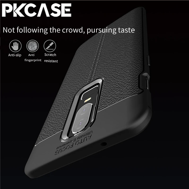PKCASE Shockproof Case For One Plus 13 12 12R 11 11R 10T 10R Ace 5 2 Pro 2V 3 Nord CE2 Lite CE3 N200 Litchi Skin Pattern Cover image 3