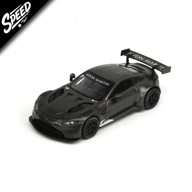 

POP Race In Stock 1:64 Vantage GT Carbon Edition Diecast Alloy Car Model Collection Toys