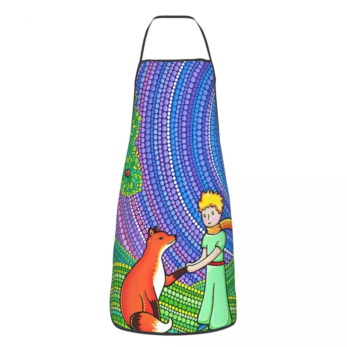 The Little Prince And The Fox Apron Women Men Unisex Bib Le Petit Prince Cooking Kitchen Tablier Cuisine Chef Painting