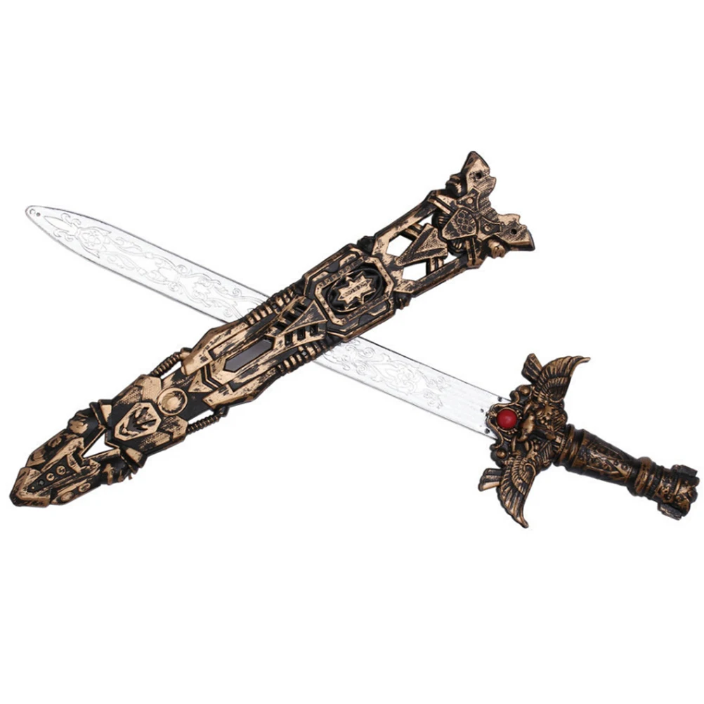

Children's Toy Knife Plastic Swords Brown Costume Accessory Kids Gift Unique Stylish Exquisite Safe Comfortable Great Gifts