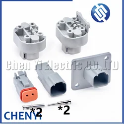 1 sets Deutsch DT 2 Pin stecker DT06-2S DT04-2P Männlichen oder Weiblichen Auto Wasserdichten Stecker Automotive Versiegelt Stecker