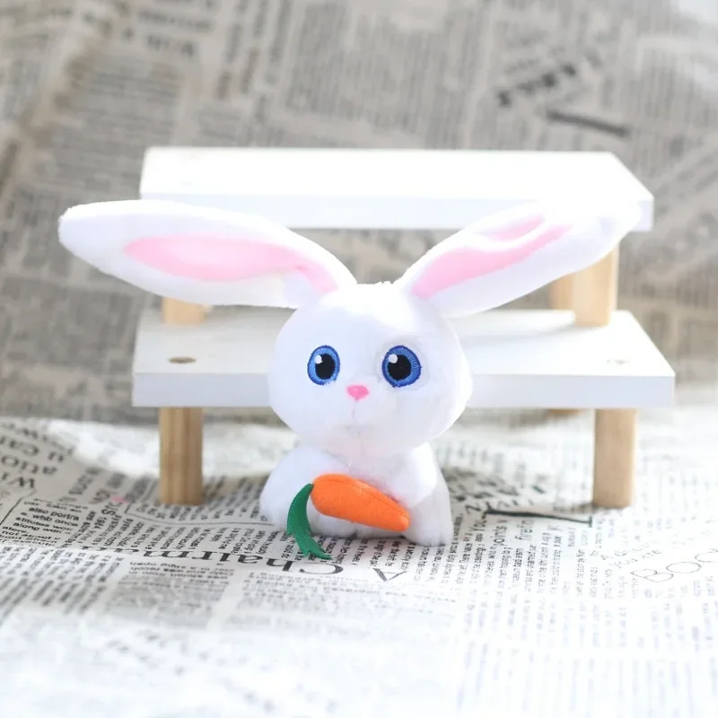 1-20PCS Karotte Hase Plüsch Anhänger Ostern Nette Puppe für Mädchen Kinder Geschenk Tasche Kleine Schlüsselbund Dekoration Ostern geschenk