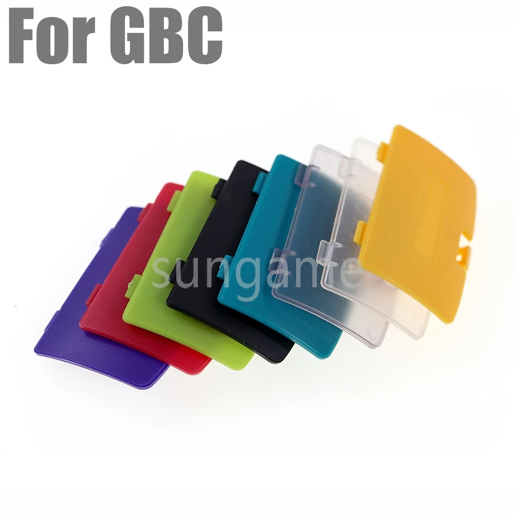 100pcs For Gameboy Color for GBC Battery Cover Lid Door Replacement Back Case