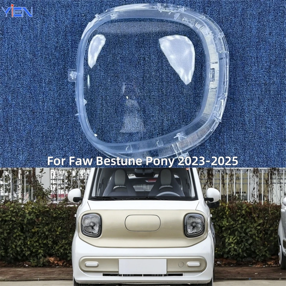 For Faw Bestune Pony 2023 2024 2025 Car Headlight Lampshade Head Lampe Cover Car Front Headlight Lens Cover Lights Shell