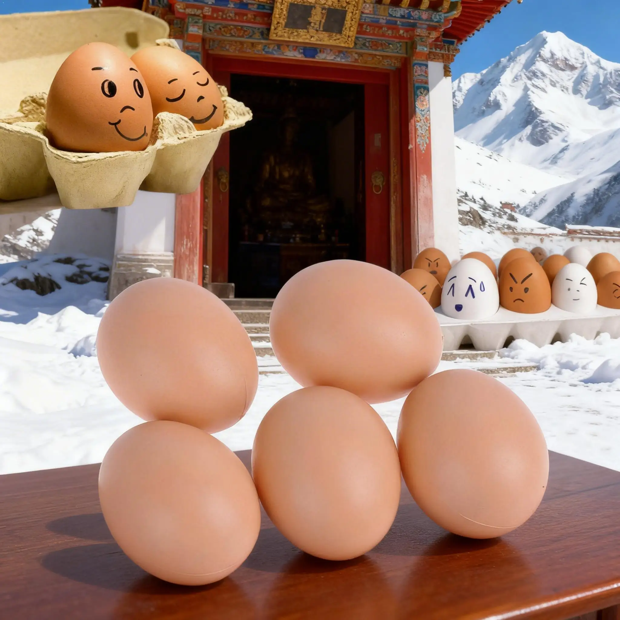 6/10Pcs Chicken House Small Fake Eggs 5.5*4cm Farm Animal Supplies Cages Accessories Guide Chicken Nest Egg Painting