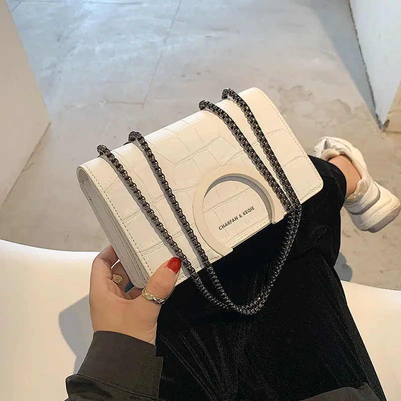 2024 New Designer Shoulder Bag Fashion Chain Small Square Bag for Women Versatile Shoulder Crossbody Bag Wallet for Women