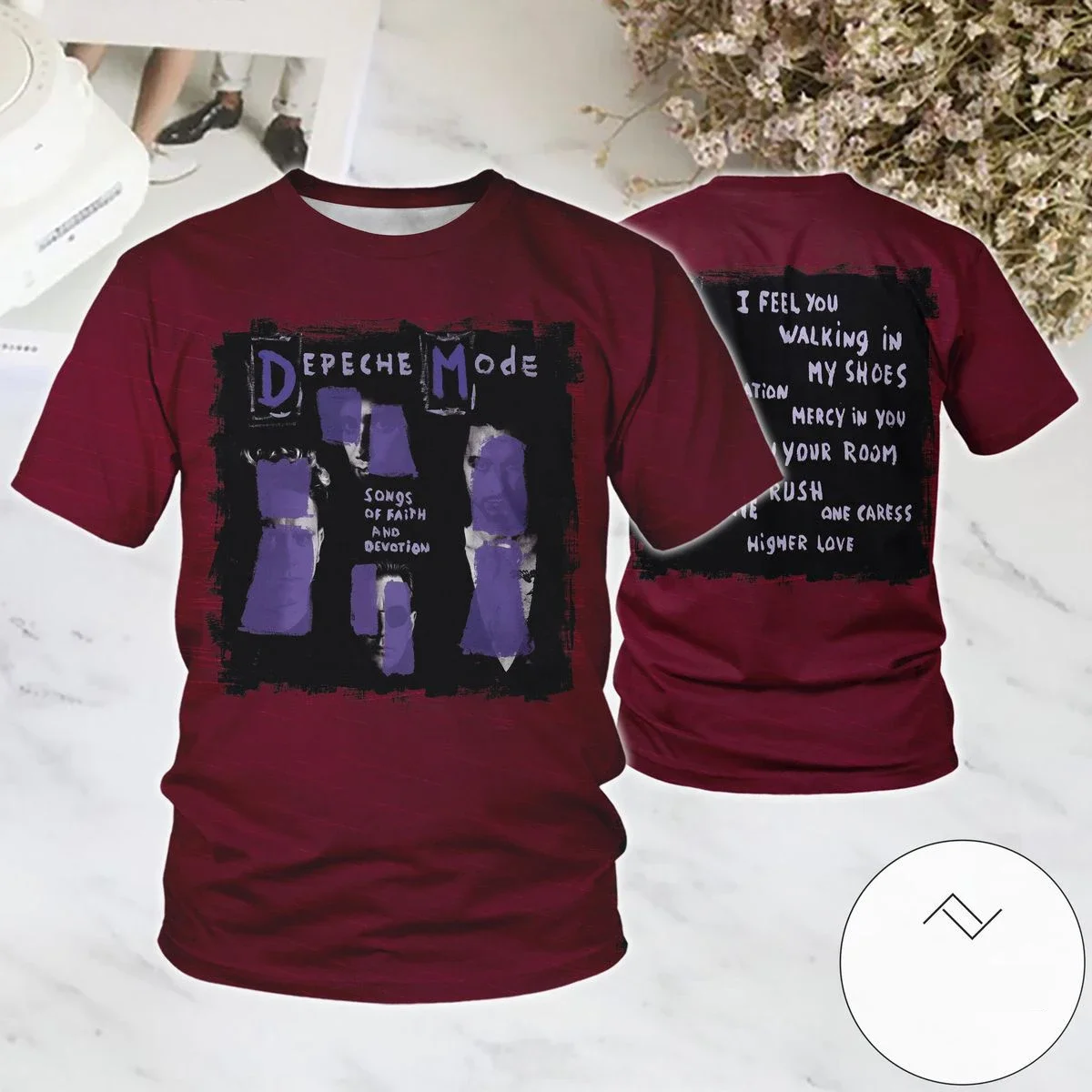 Camiseta Clássica de Rock Depeche Mode com Estampa 3D, Nova Coleção de Verão para Homens e Mulheres, Tendência Hip Hop, Camisetas de Manga Curta, Soltas e Casuais, Tamanho Grande
