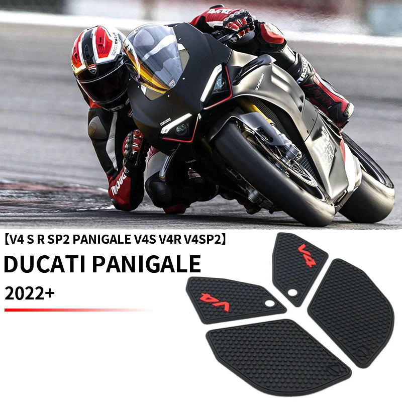 Motorcycle Sticker Anti slip Fuel Tank Pad Side Gas Knee Grip For DUCATI PANIGALE V4 S R SP2 Panigale V4S V4R V4SP2 2022 2023