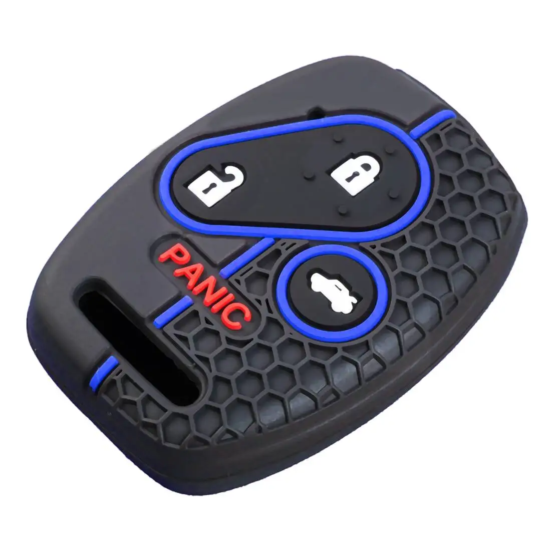 

Car Silicone Key 3+1 Button Fob Cover Case Holder Bag Fit for Honda Civic Accord Pilot Fit for CRV Ridgeline Jazz FRV Insight