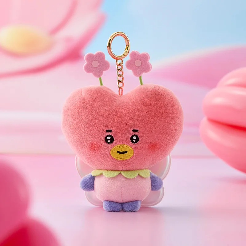 *BT21 Chimmy Cooky Koya Shooky Tata Creative Anime Peripheral Cartoon Keychain Personality Cute Backpack Decorative Doll Pendant image 5