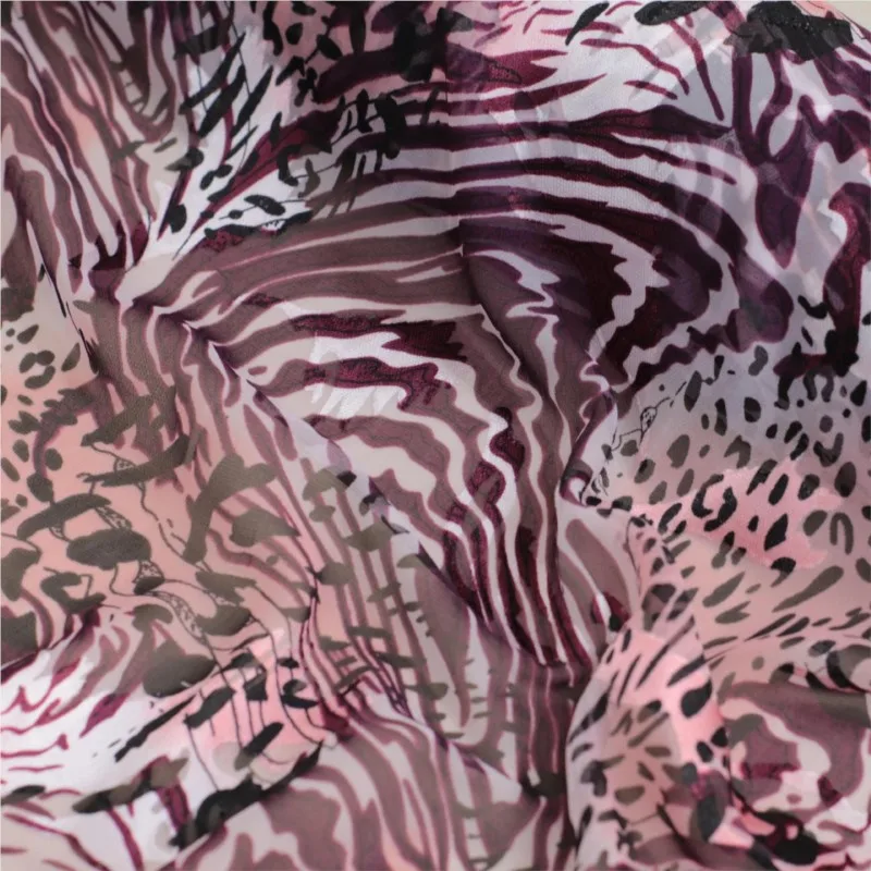 

Woven brocade viscose printed mottled burnt gauze velvet fabric sleeping dress cheongsam