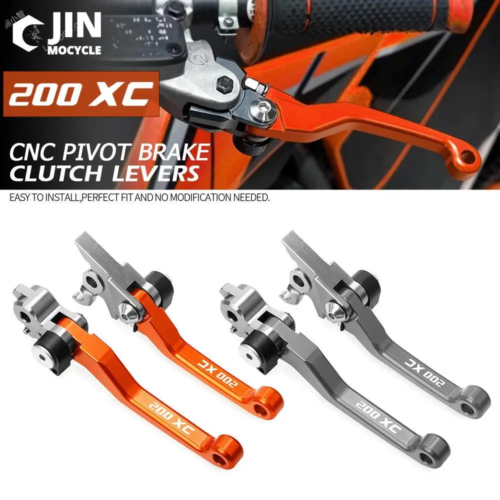 

For K-T-M 200 XC 2003 2004 2005 2006-2016 200EXC Motocross Foldable Pivot Dirt Bike Brake Clutch Levers Cable Lever Handle Parts