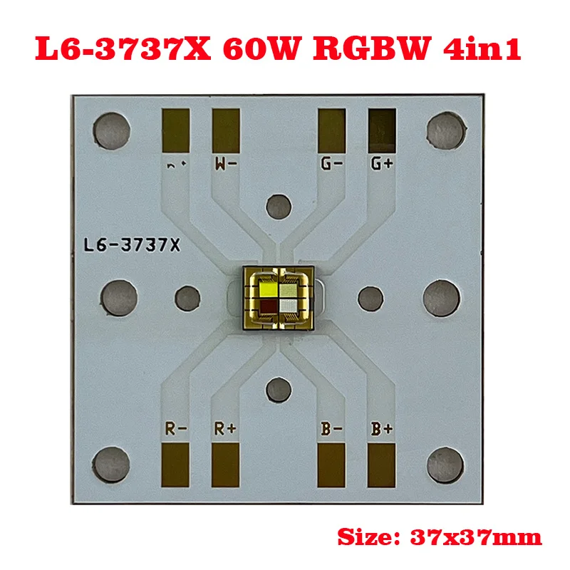 RGBW 4in1 60W LED Chip Stage Light Replacement LED Lamp Source 60W LED Spot Moving Head Lighting Lamp Source