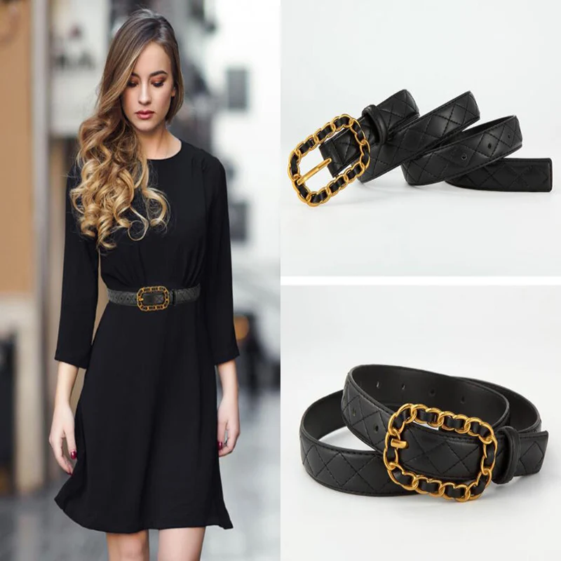 Newest Genuine Leather Belt for Women Casual Cowhide Waist Belt Waistband Female Strap Waistband Jean Pant Dress Belt Decoration