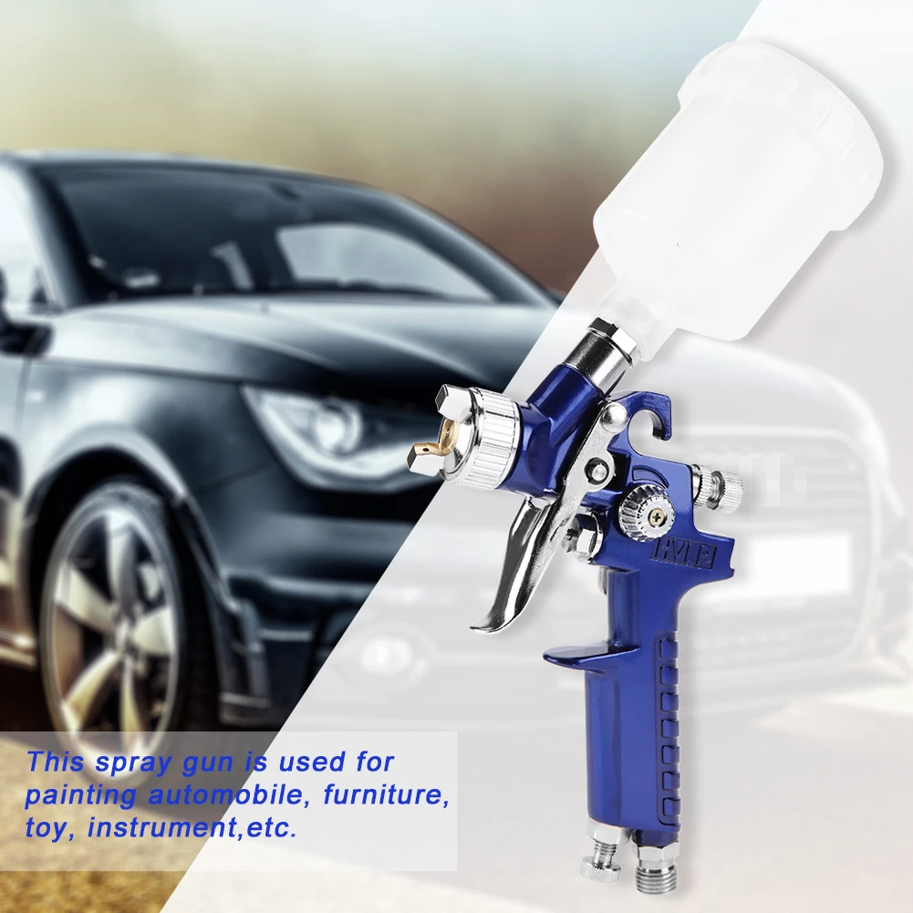 H-2000A Professional 0.8/1.0mm Nozzle 125ml Mini Pneumatic Spray Gun For Car Painting Repair Mini spray gun Pneumatic Spray gun