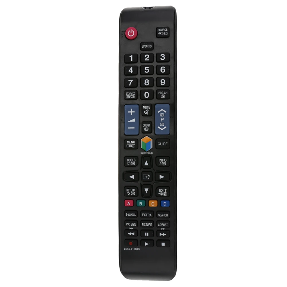 Practical TV Remote Control Battery Powered Portable Smart TV Controller Replacement Parts Accessories for Samsung BN59-01198Q