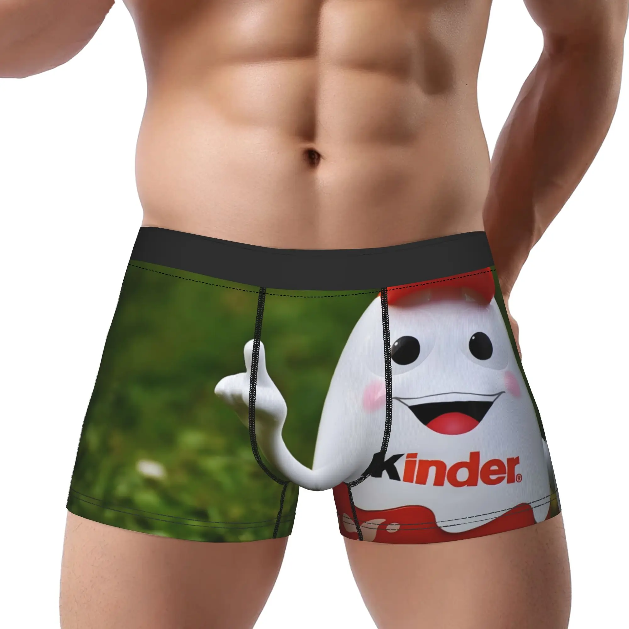 

Kinder Kinder Underpants Breathbale Panties Man Underwear Print Shorts Boxer Briefs