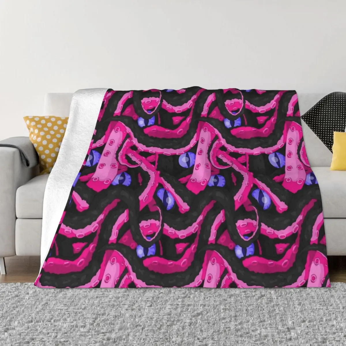 

Succubus Tentacles Throw Blanket Blankets Sofas Of Decoration Sofa Throw Bed Fashionable Blankets