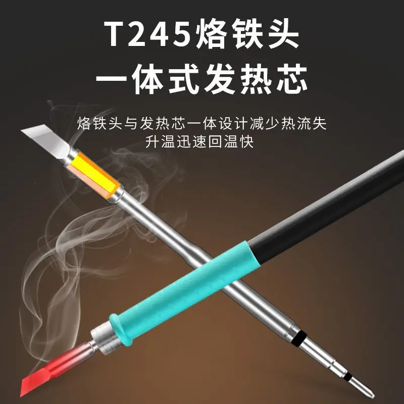 C245 نصائح لحام الحديد متوافقة ل JBC sugun AIFEN TPK JABE محطة لحام لحام الحديد نصائح ل T245 لحام مقبض #5