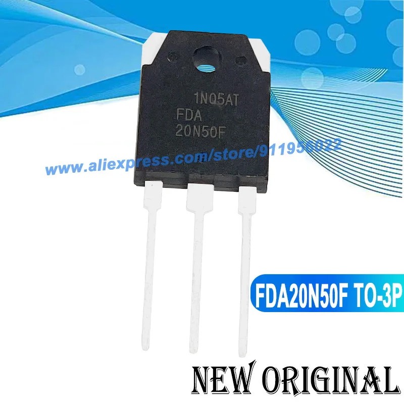 (5 Pieces) 20N60 FHA20N60  20A 600V TO-3P / 20N65 FHA20N65 20A 650V / SMK2050 20A 500V / FDA20N50F 20A/500V TO-3P