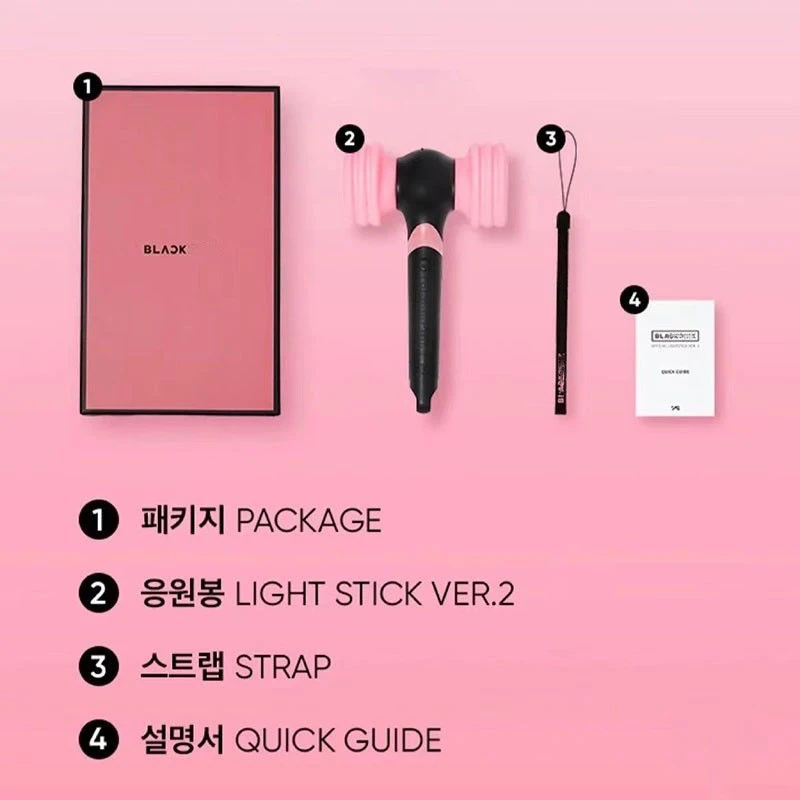 New KPOP Ver.2 Updated Lightstick With Bluetooth Glow Hand Light Concert Hammer Cheer Ver.2 Ver.1 Light Stick Fans Collection