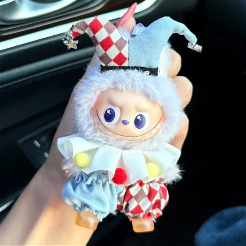 4.0 The Monsters Pin Love Series For Labubu Doll Workwear Fast Food French Fries Cosplay Clothes Fashion Coffee Ropa Clothing