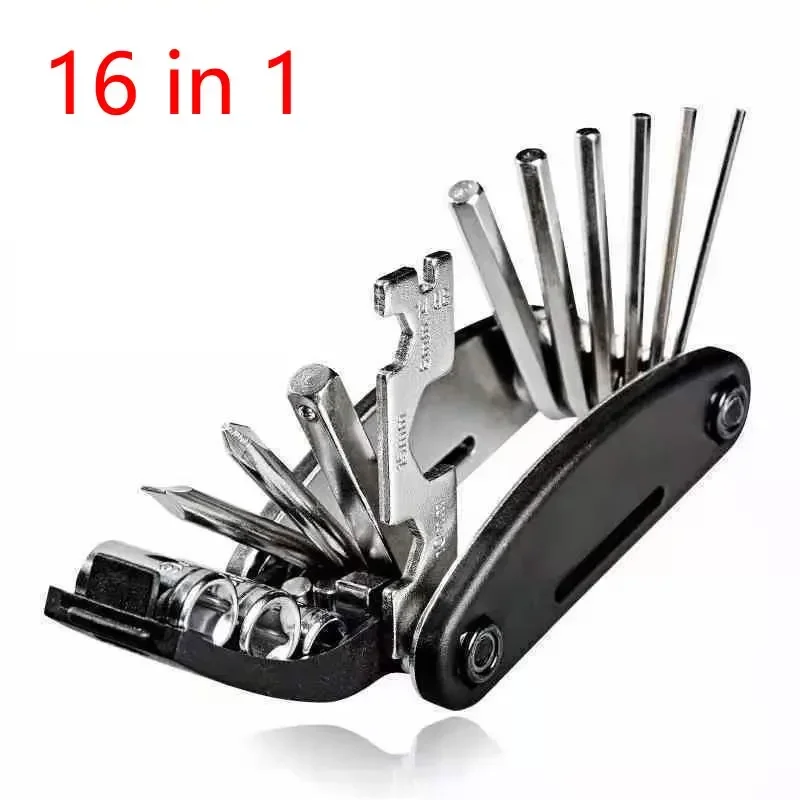 Mountain Cycle Portable Socket Multipurpose Wrench Bicycle Multi Tool Screwdriver Motorcycle Bike Allen Fix Touring Pocket