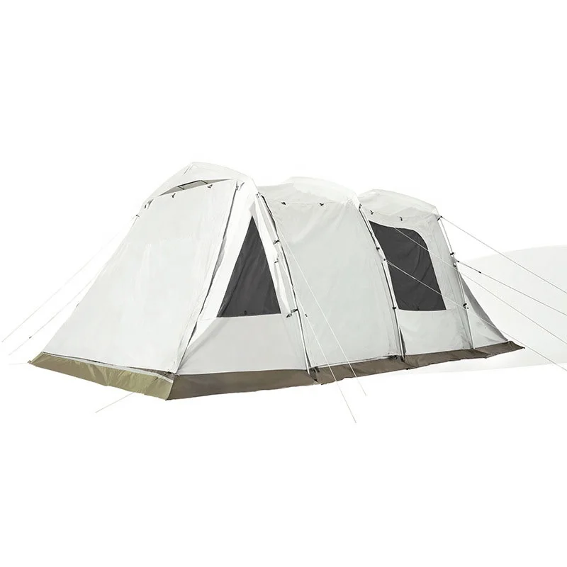 

Большая палатка для кемпинга, двухслойная водонепроницаемая туннельная палатка, 4-сезонные семейные туннельные палатки для вечеринки