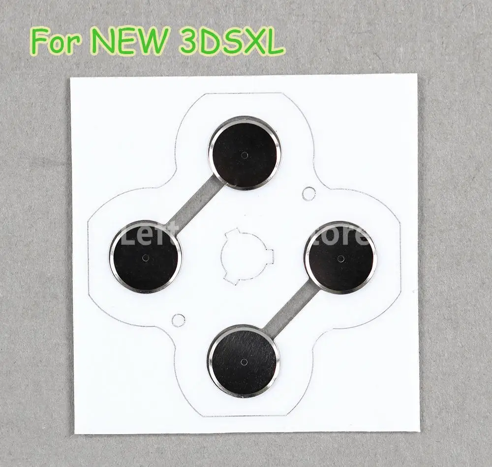 150PCS For NEW 3DS XL LL Controller D Pads D-Pad Metal Dome Snap PCB board button Conductive fIlm Electro Set ABXY Buttons