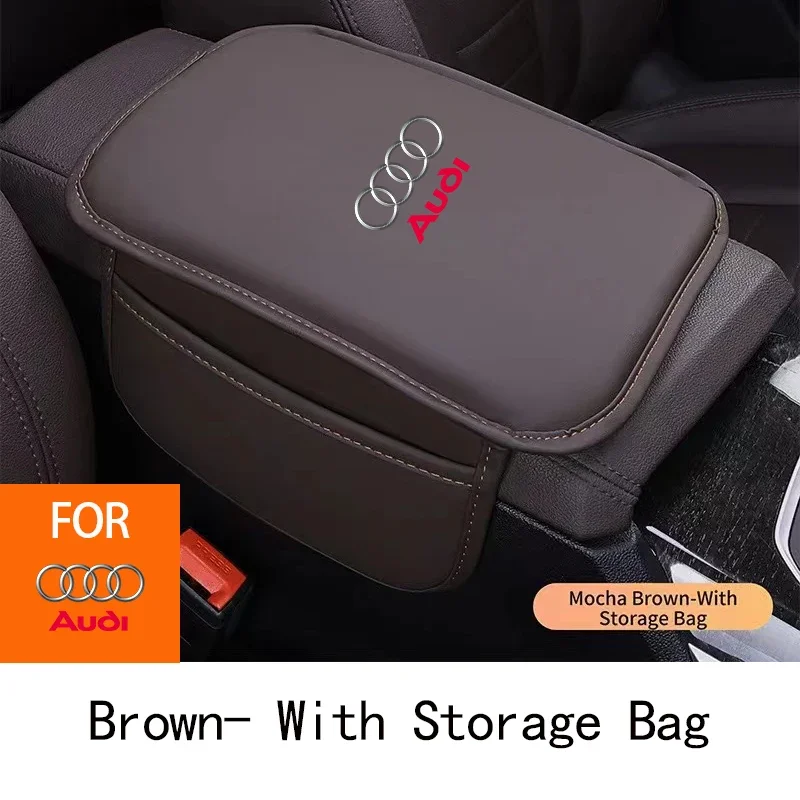 

Car Universal Armrest Cover Leather Car Box Pad For Audi A3 A6 Q3 B5 B6 B7 B8 B9 Q7 8P 8V 8L A5 A4 C6 C5 C7 4F A1 A7 A8 Q2 Q5