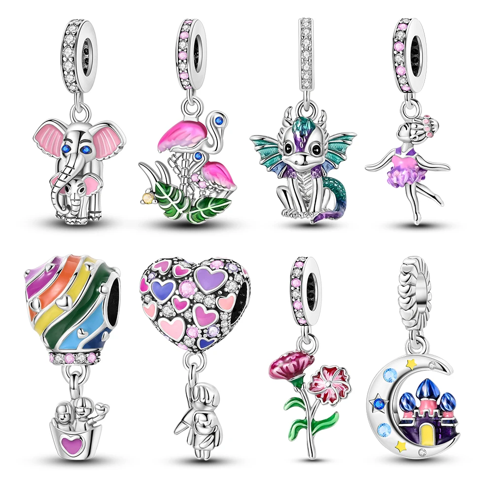 

Посеребренные романтические бусины-шармы в виде балерины с воздушным шаром, подходят для оригинальных браслетов-шармов, для самостоятельного изготовления украшений, подарок для женщин