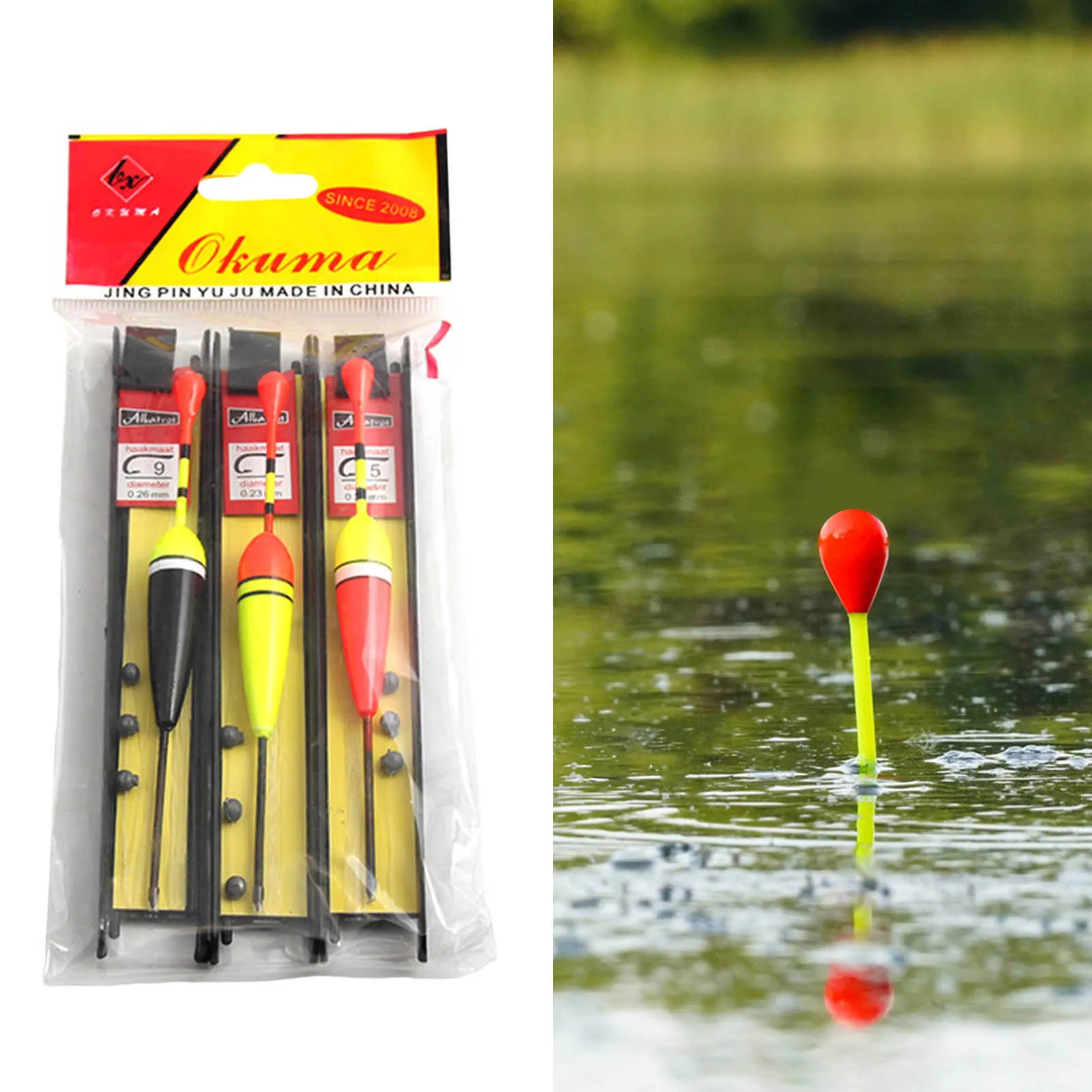 3pcs Vertical Fish Floats Hard Seven Star Float Set For Wild Fishing Big Bellied Fish Floats Practical Outdoor Fishing Gears