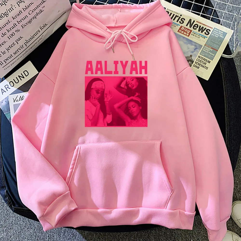 Aaliyah Aesthetic Hoodie for Women/men Beautiful Sweatshirt Graphic Printing Singer Aldult Clothing Ropa Mujer Retro Pullovers