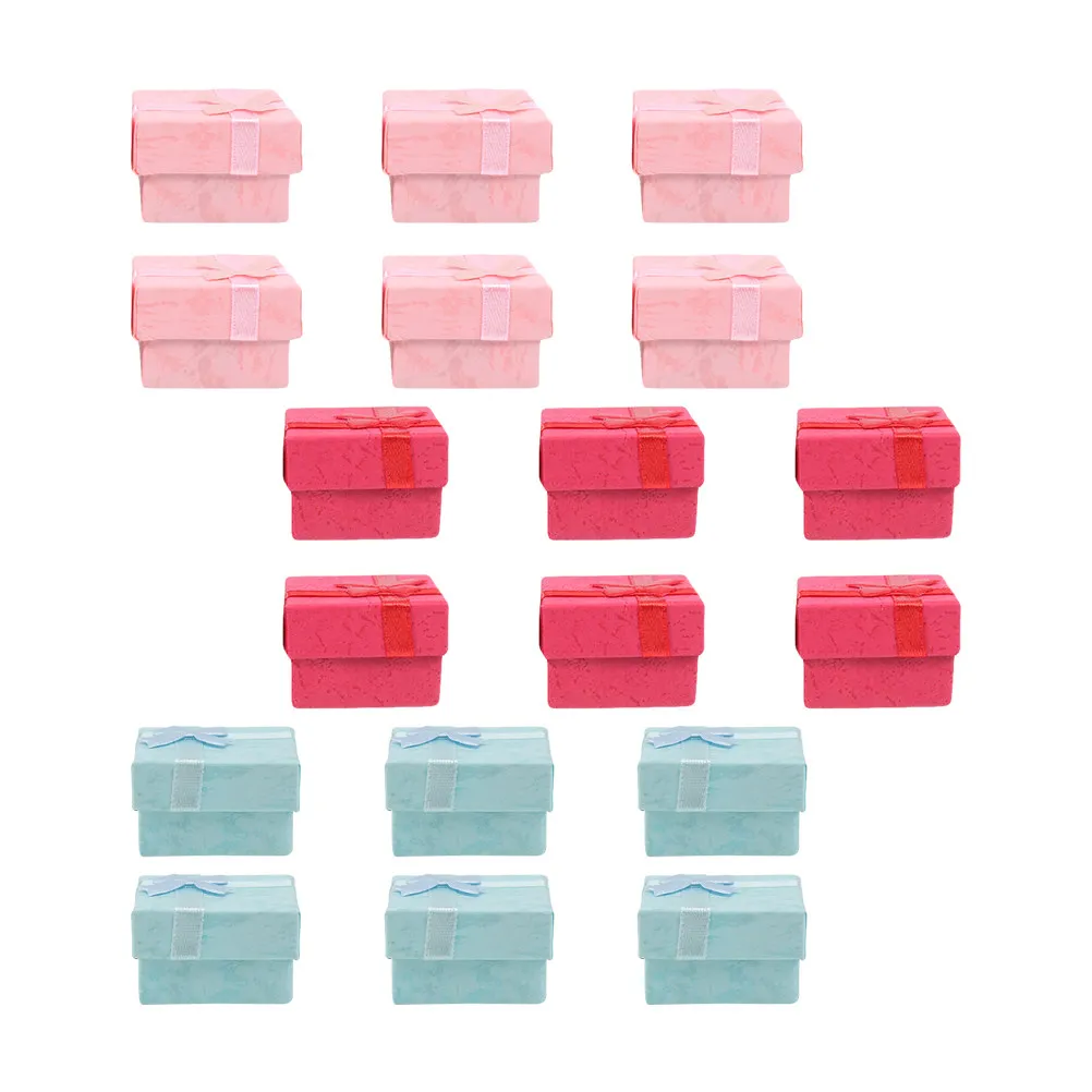 

36Pcs Jewelry Storage Boxes Eco Friendly Sturdy Paper Gift Containers for Earrings Necklaces Bracelets Rings Party