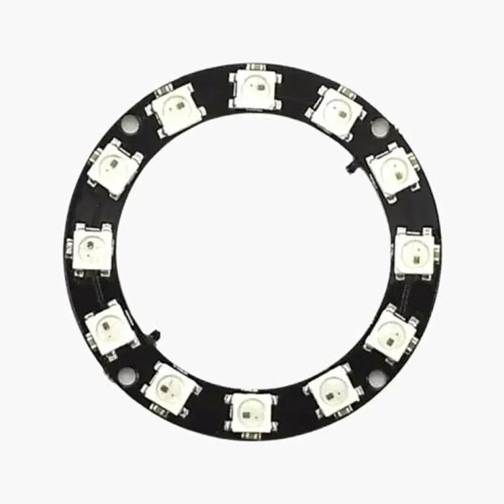 5V LED Ring Individual Addressable RGB LED NeoPixel Ring For WS2812 Full-color Driver Lamp Portable Lighting Accessories