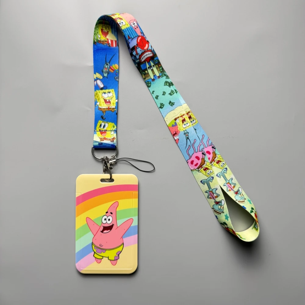 Cute Cartoon Card Holder Portable ID Badge Bank Credit Card Case Bus Card Cover Wallet Student Office Supplies