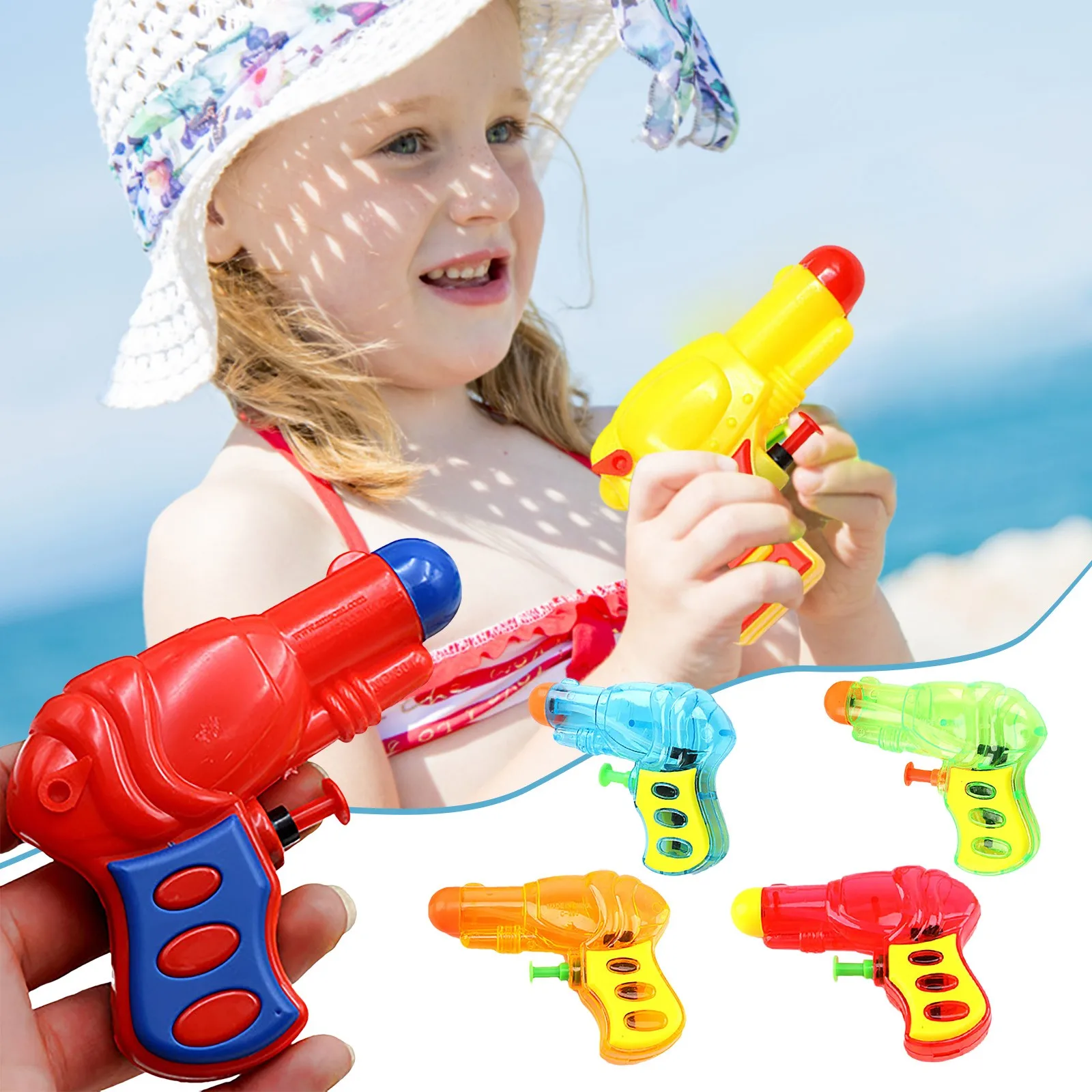 

Toy Gun Children's Water Toy Beach Swimming Pool Water Gun Summer Kids Baby Parent-Child Play With Water Spray pistola de agua