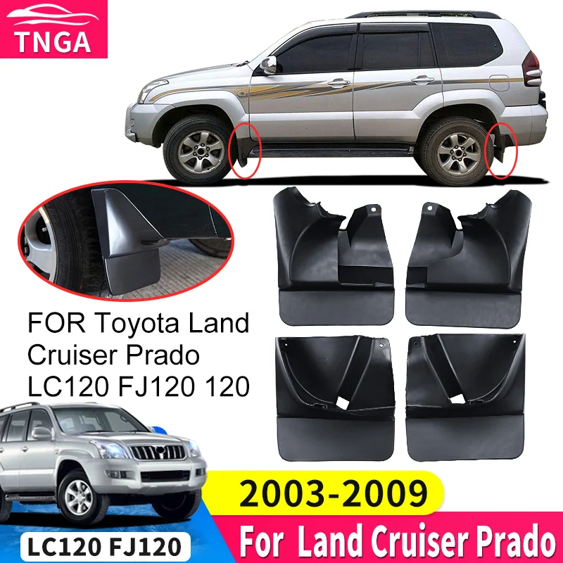 2003-2009 For Toyota Land Cruiser Prado 120 Front Wheel Rear Wheel Fender Lc120 Appearance Modification Accessories Fj120 Fender