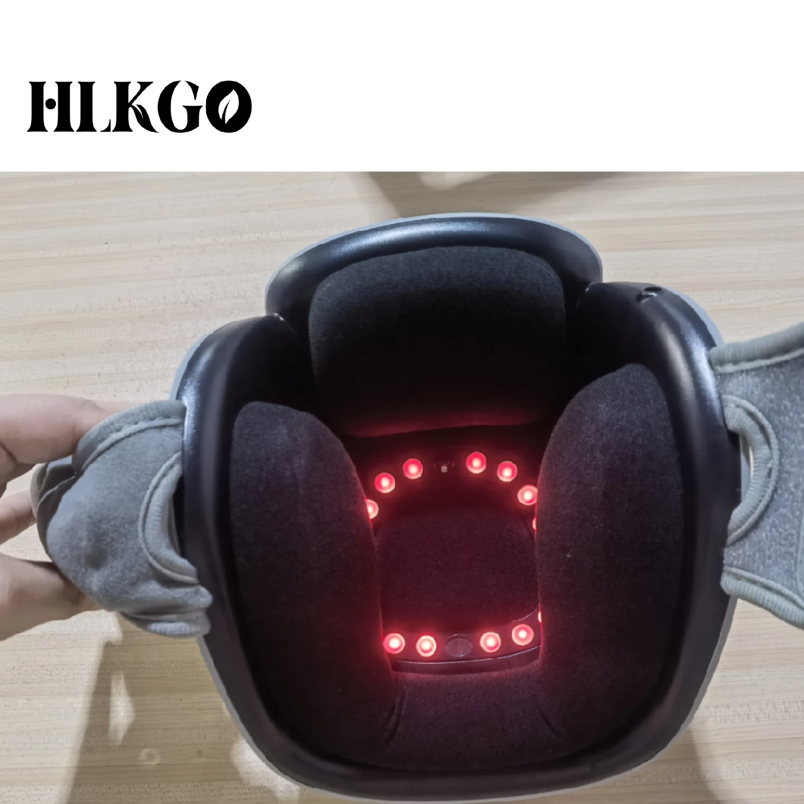 

HLKGO Knee Therapy Device - Air Compression + 3-Temperature Heating for Meniscus Injury & Post-Surgery Recovery